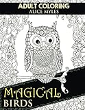 Magical Birds (Coloring For Adults) (Volume 2)