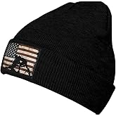 Nruairly Adult Cuffed Rib Knit Beanie Hat Thick Knitted Winter Cap Stocking Skull Caps Running Snow Ski Beanie Chemo Sleep
