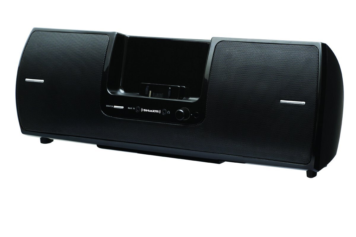 SiriusXM SXSD2 Portable Speaker Dock Audio System for Dock and Play Radios (Black) (Renewed)