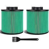 DXVC6914 Vacuum Filter for Dewalt 6-16 Gallon Wet/Dry Vacuum Cleaners - HEPA Cartridge Filter Replacement for DXV06P DXV09P D