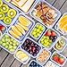 Bayco [16 Pack Food Storage Containers with Lids, Plastic Food Containers with Lids, Airtight Storage Container Sets for Healthy Diet, Vegetables, Snack & Fruit, BPA Free & Leakproof