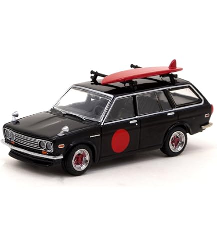 Amazon.com: Red Datsun Bluebird 510 Wagon - Tarmac Works Scala 1