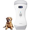 CONTEC Veterinary Color Doppler Ultrasound Machine Handheld Convex & Linear Probe for Animals Pet with WiFi and Software for Horse Sheep Dog Cat Pig Diagnostic in Farm Clinic Home CMS1600B-VET
