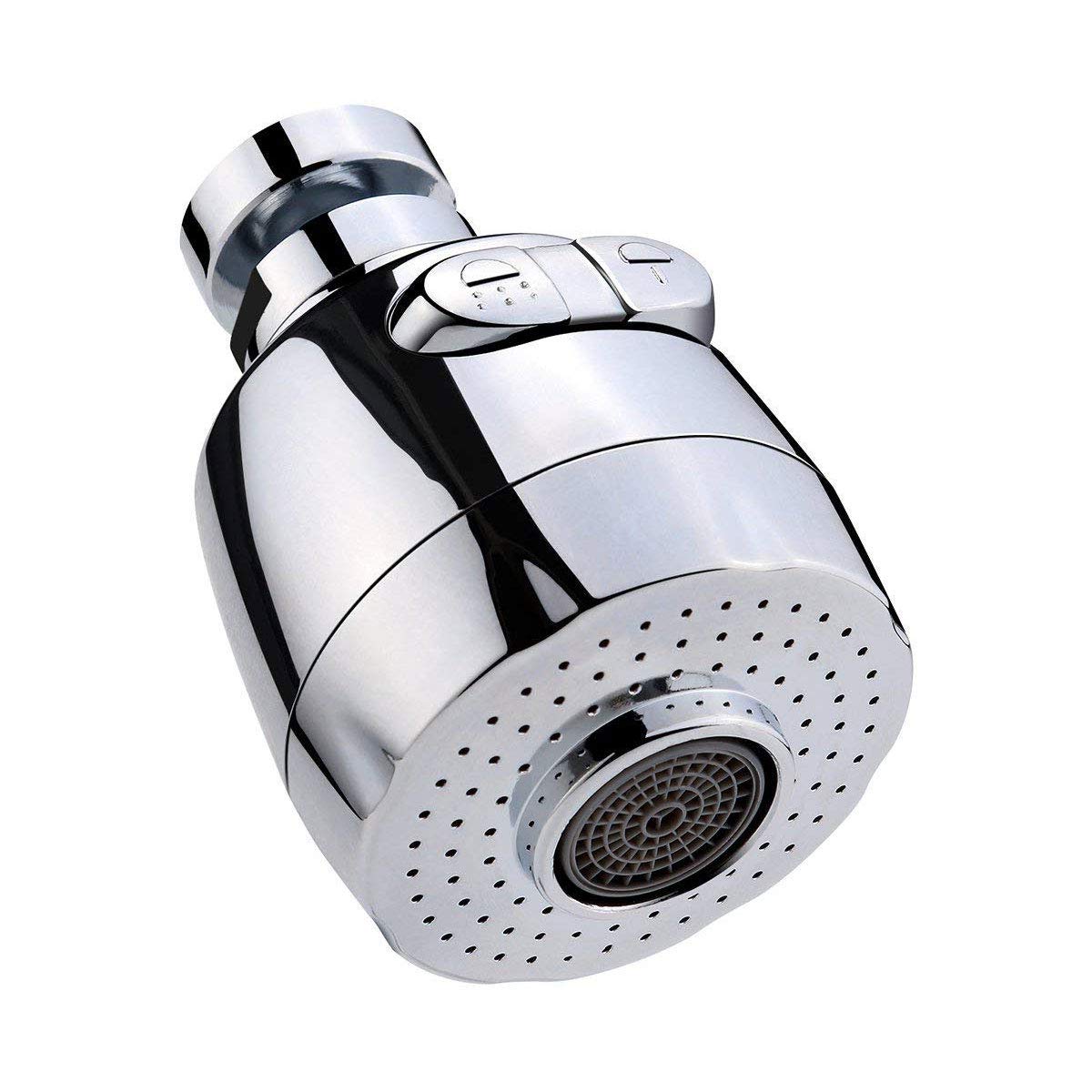 Faucet Shower Can Rotate 360 ​​Degrees Water Saving Kitchen Strainer Two Stage Mode Press Button Suitable for preventing Splashing Wash Basin Bathroom
