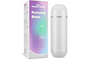 Easy@Home Portable Bidet for Travel: Handheld Sprayer Kit - Personal Hygiene Peri Bottle for Women & Men | Perineal & Postpar