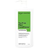 Amazon Essentials Conditioner, Tea Tree Mint, Sulfate-Free Formula, 33.8 Fl Oz, Pack of 1