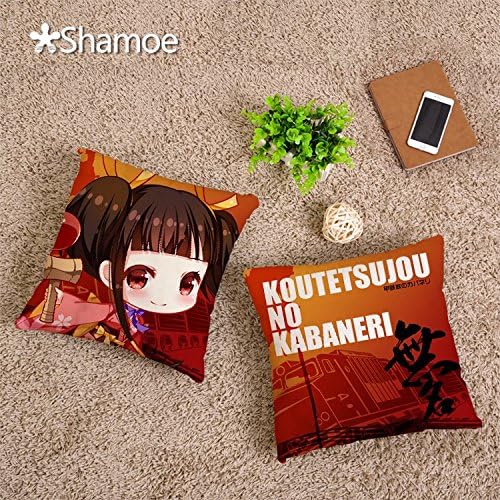 Throw Pillow Cushion for Anime Koutetsujou no Kabaneri Mumei Double-Side with Pillow Inner Cos Gift