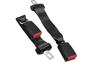 DSWY 2 Pcs Universal Car Belt Shoulder Extender Strap Pad, 14.09IN Soft and Comfortable Shoulder Strap Accessory for Auto Interiors Black