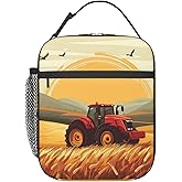 VANZEV Tractor Lunch Box for Women Men, Insulated Lunch Box Reusable Portable Lunch Bag Cooler Tote Waterproof Lunch Container for Office Picnic Work Travel
