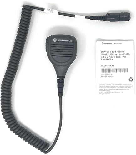 Amazon.com: Motorola PMMN4075A PMMN4075 Windporting Remote Speaker