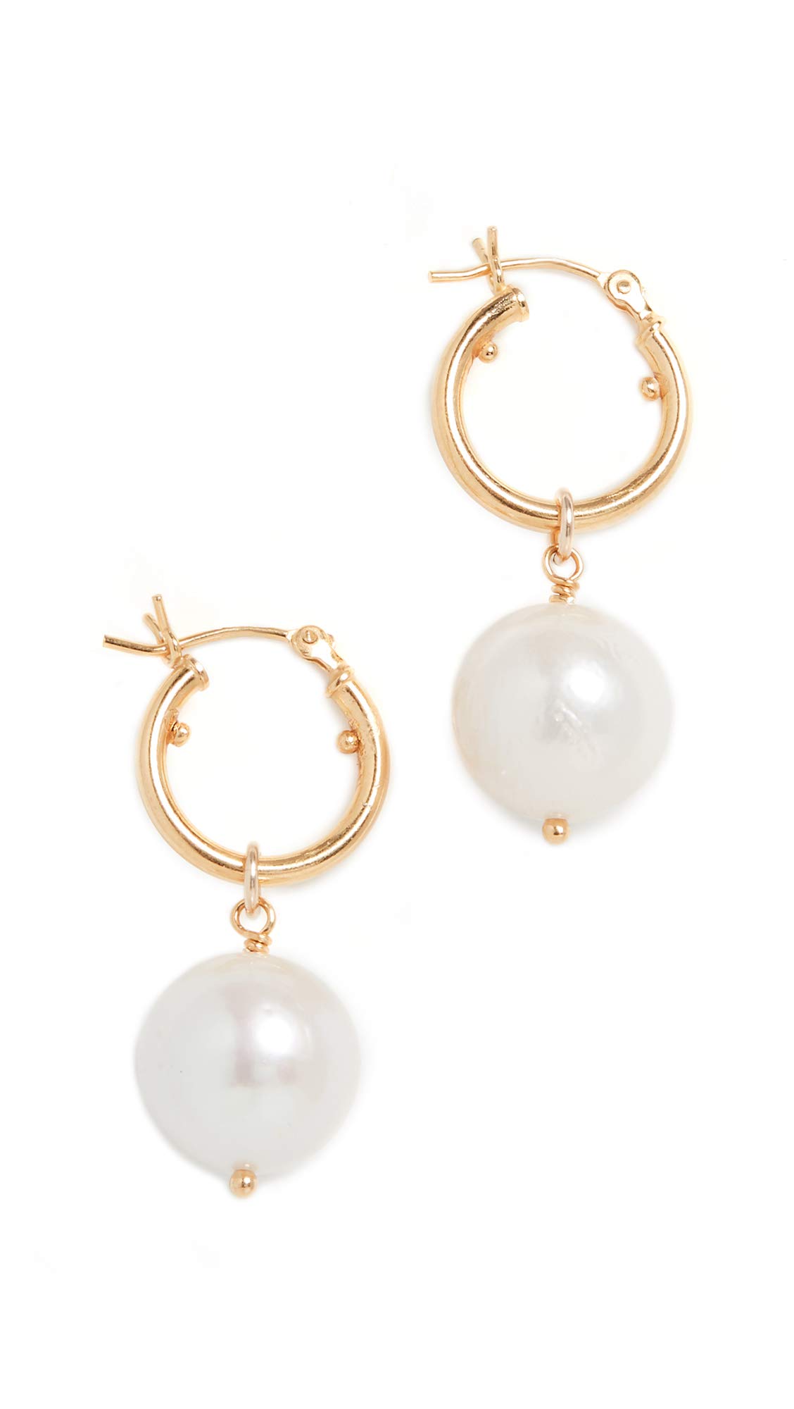 Chan Luu Women's White Pearl Earrings