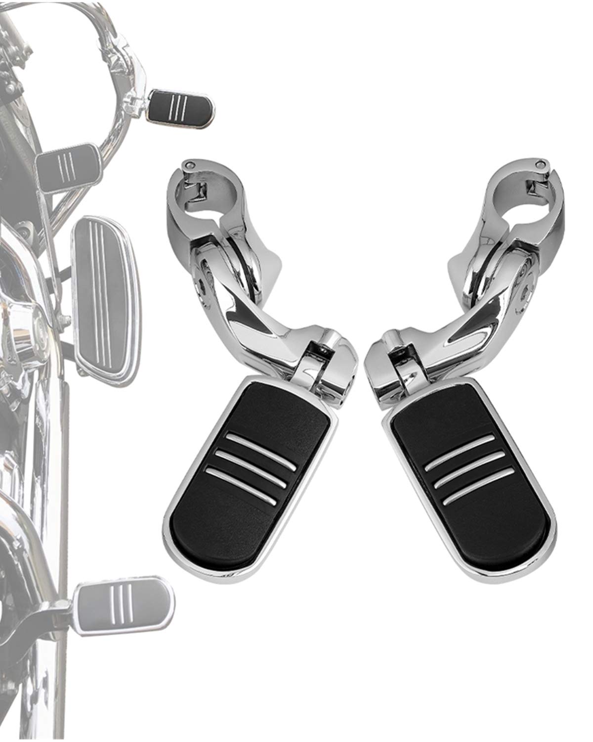 Foot Pegs KEMIMOTO Motorcycle Highway Pegs Foot Peg for Tri Glide