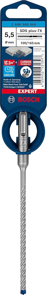 Bosch EXPERT SDS plus-7X Hammer Drill Bit 5.50 mm Carbide 165 mm view 2