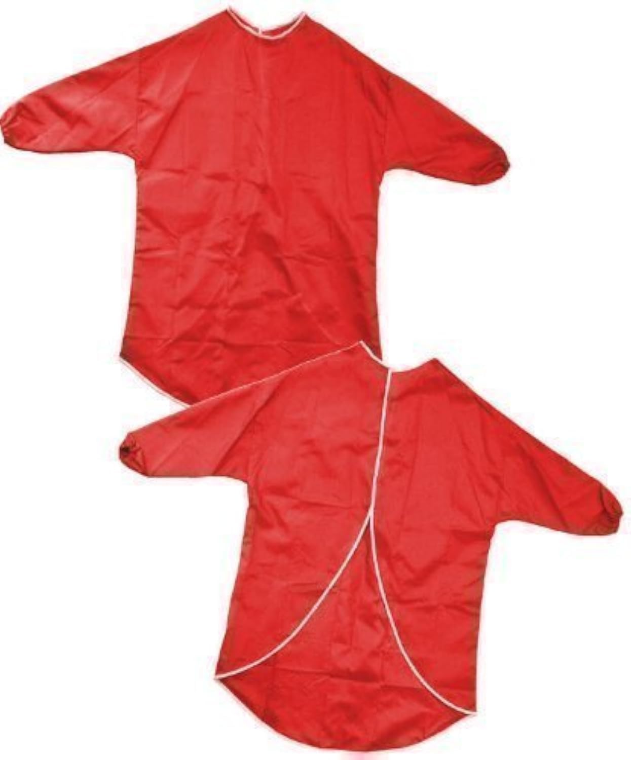 Major Brushes Childrens Red Long Sleeved 65cm Play Apron Ages 4-5