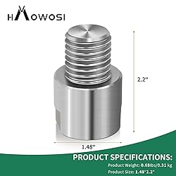 HAowosi Lathe Headstock Spindle Adapter,Converts FT