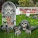 Halloween Skull Decoration Arms Stakes for Indoor and Outdoor Garden Skull and Skeleton Lawn Graveyard for Halloween Decoration