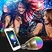 LED Music Bulb Smart Light with Bluetooth Speaker RGB Color Changing Light Ball Built-in Audio Speaker for Home Stage and Party Decoration (E27, 7W by Santaro)