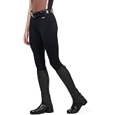 Kerrits Women's Coolcore Full Leg Grip Horse Riding Tights | High-rise, Compression, Moisture Wicking, Cooling Equestrian Leggings, Silicone Grip, Pockets