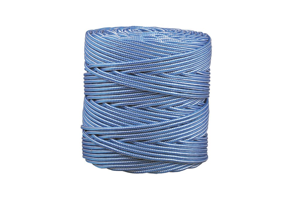 Twisted Polypropylene Cord 5Mm 200M White/Blue