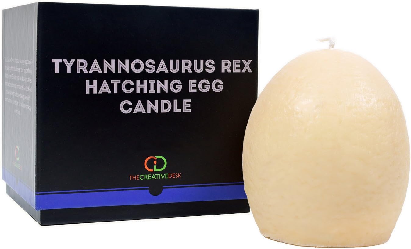 TheCreativeDesk T-Rex Dinosaur Hatching Egg Candle (Blue)
