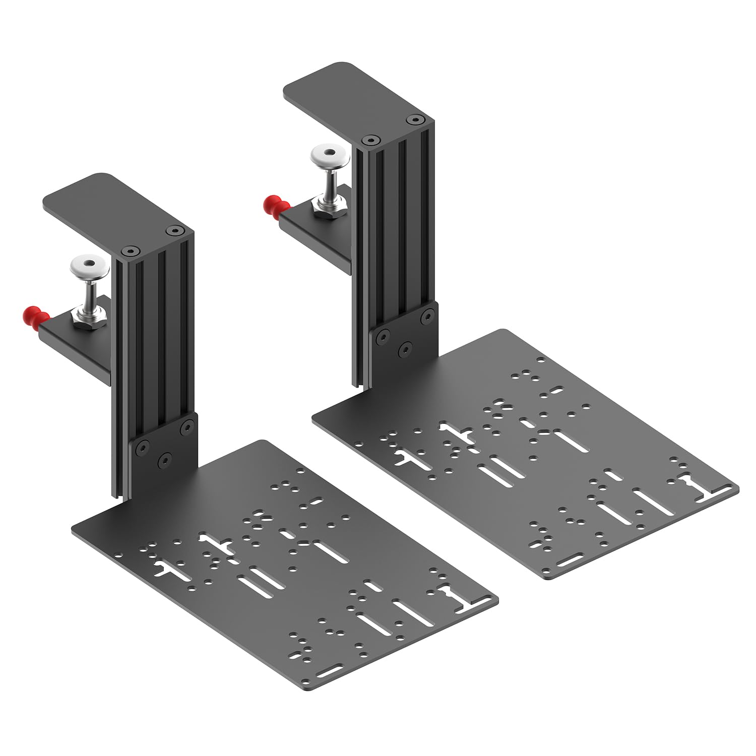 Photo 1 of 2 Sets of HOTAS Desk Mounts for Flight Sim Game Joysticks, Throttles Compatible with Logitech X56/X52/X52 Pro, Thrustmaster T-Flight Hotas series/T.16000M FCS/Sol R2/TCA