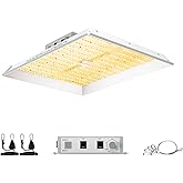 MARS HYDRO TS1000 150W LED Grow Light for Indoor Plants, with Patented Reflector, 5 Levels Dimmable Lights Daisy Chain Full S