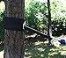 Ohuhu Double Hammock with Detachable Pillow, Fabric Hammock Swing, Yellow & Blue Strip