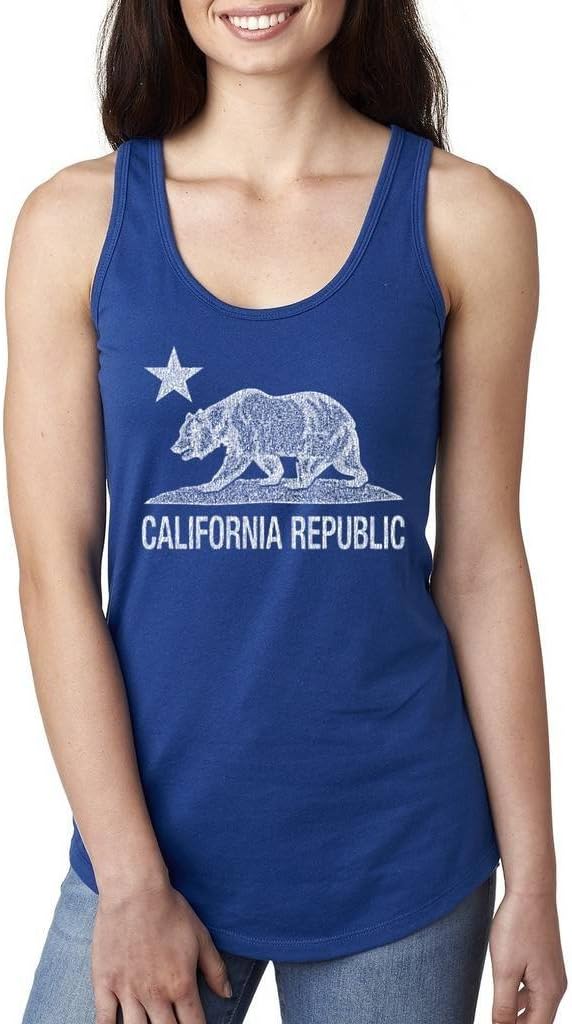 California Republic Vintage Women's Tank Top West Coast Tank Tops