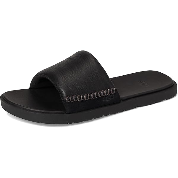 Amazon.com | UGG Men's Solano Slide Sandal, Black, 7 | Sandals