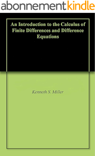 Download An Introduction to the Calculus of Finite Differences and Difference Equations (English Edition) PDF