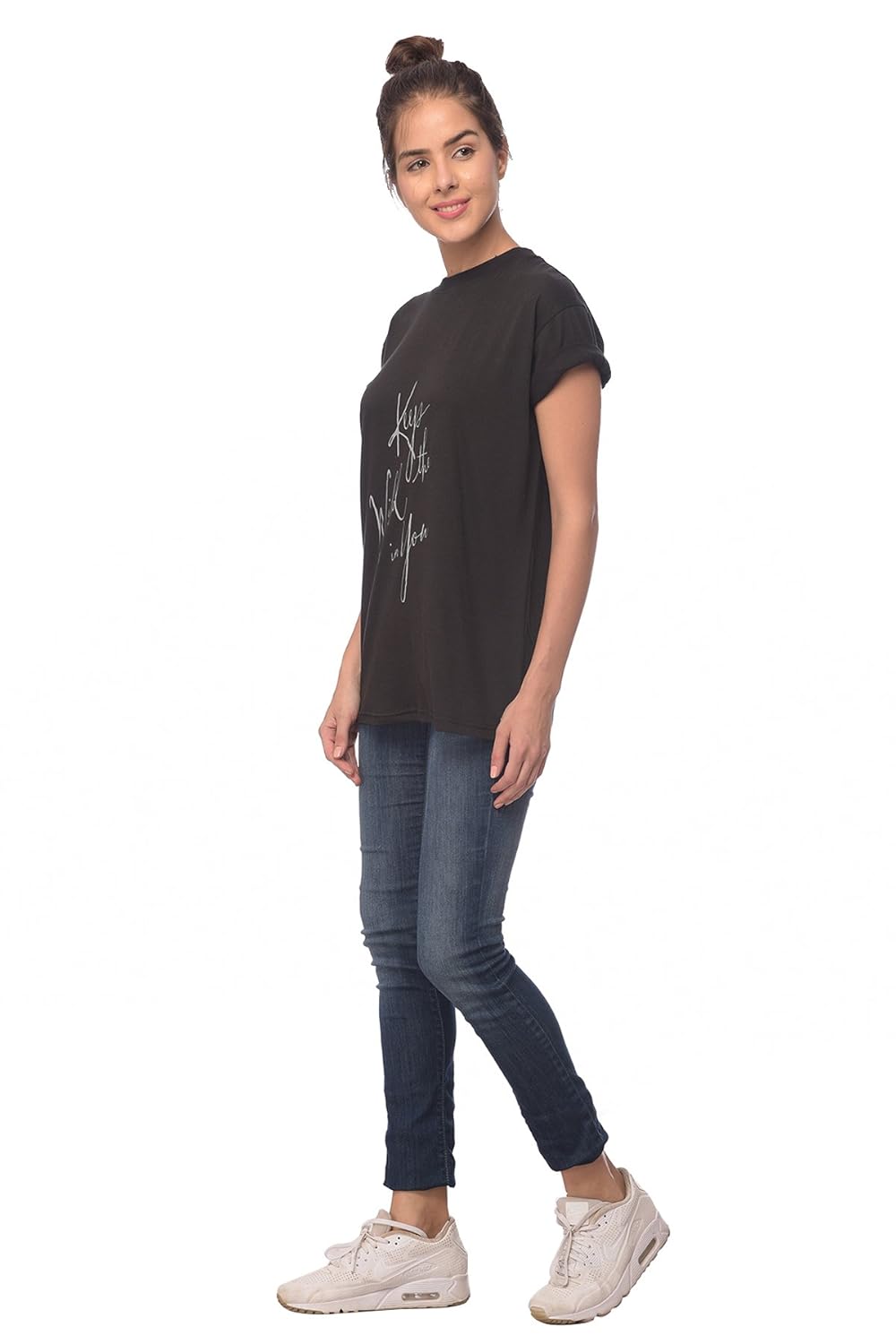 yoloclan keep the wild t-shirt - for women(black)