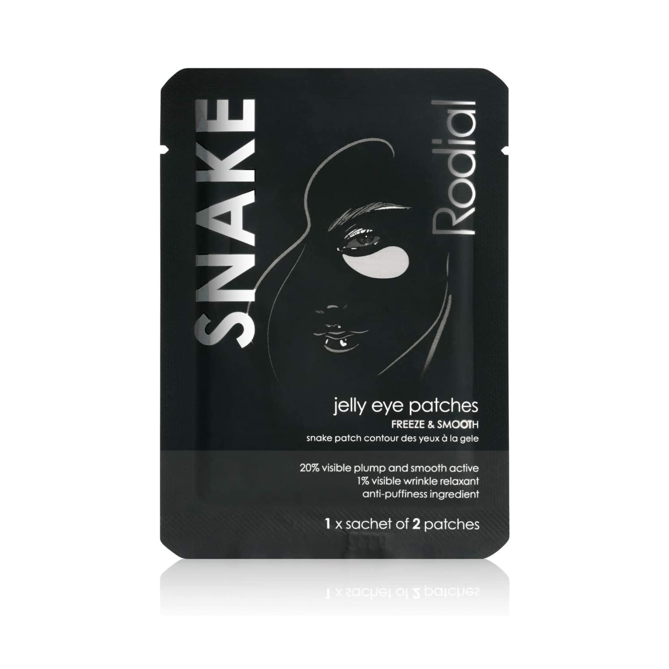 Rodial Snake Jelly Eye Patches Single Sachet, SKSNKEYESGLE