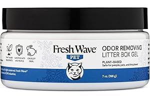Fresh Wave Odor Removing Litter Box Gel, 7 oz. | Safer Pet Odor Eliminator for Home and Litter Box Area