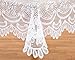 Walter Drake White Rose Lace Tablecloth - 60