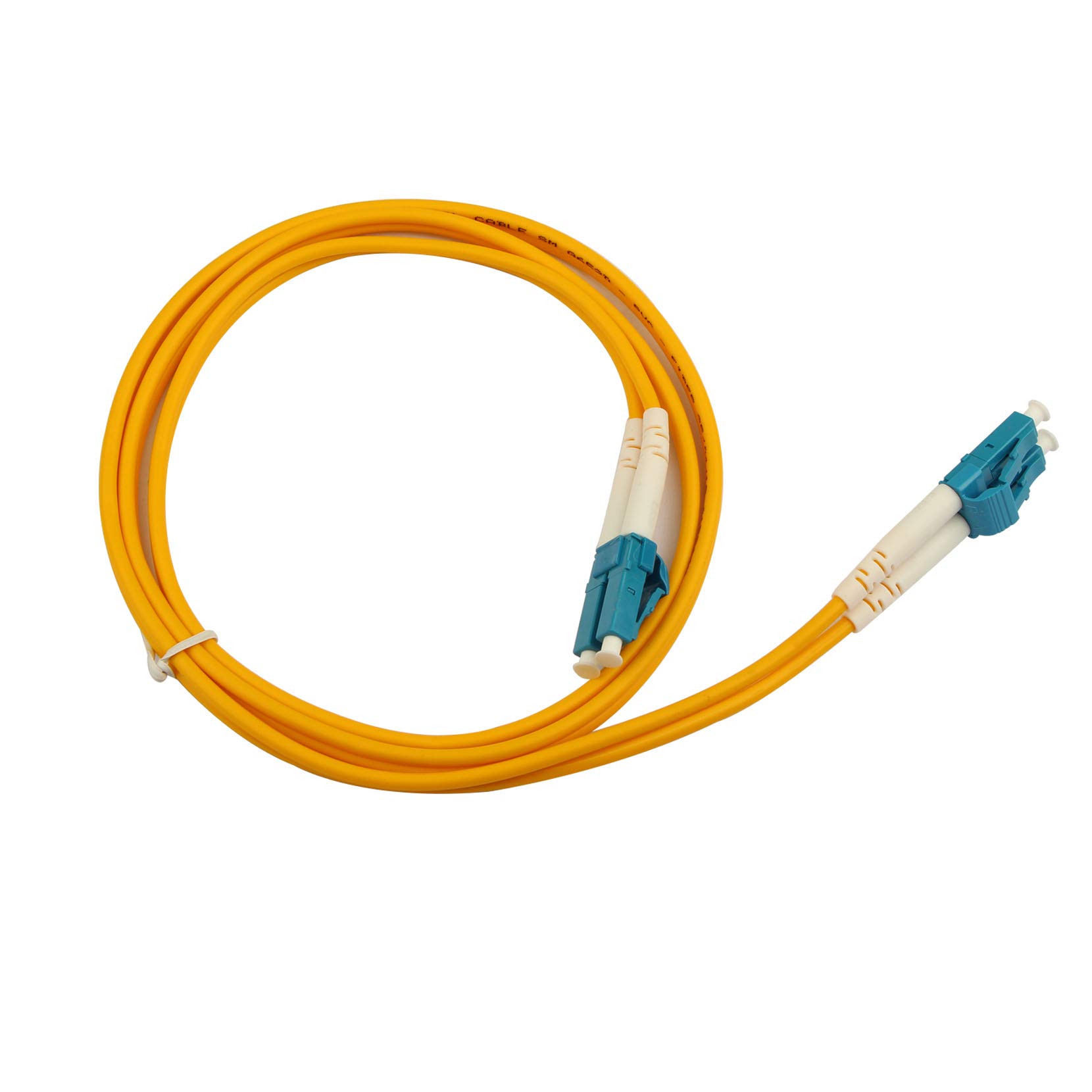 Jopto LC to LC Fibre Patch Cable 1m/ 100cm OS1/OS2 Leads Single Mode Duplex 9/125 Fiber Optic Cable (LSZH) for 10Gb/Gigabit SFP Transceiver - 1m (LSZH) 9/125um Pigtail Singlemode Lead Series
