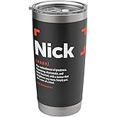 Nick Definition Personalized Name Nick Stainless Steel Insulated Tumbler