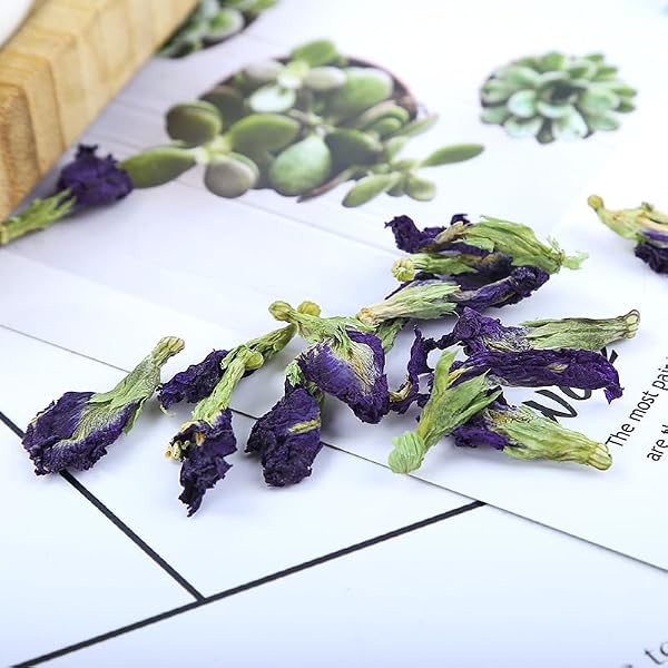 100% PURE NATURAL BUTTERFLY PEA FLOWER TEA (蝶豆花茶) – 100G/3.5OZ, NON-GMO, PREMIUM DRIED FLOWERS FOR VIBRANT BLUE & PURPLE DRINKS AND NATURAL FOOD COLORING, RICH IN ANTIOXIDANTS