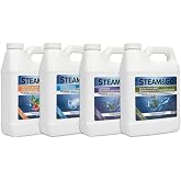 Steam &amp; Go Demineralized Water for Steam Mop Bundle &ndash; Assorted Scents, Floor Cleaner Solution, Ready-to-Use, Compatible with Any Steam Cleaner, 32oz, Pack of 4