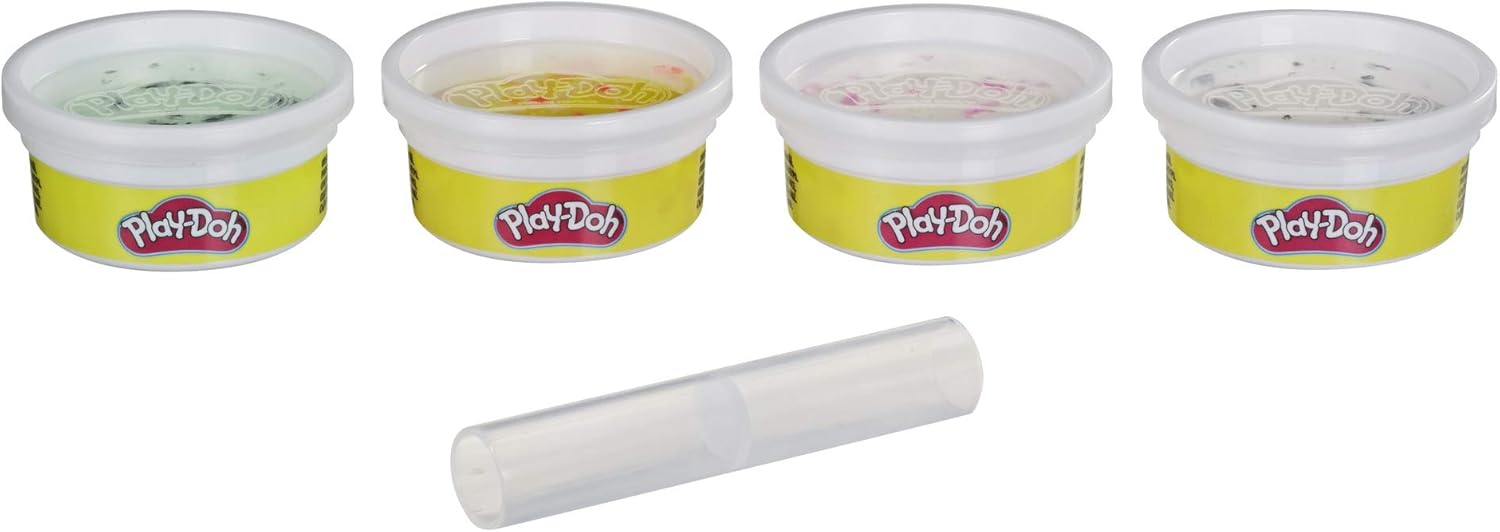 4 colours play doh ice cream