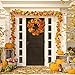 Winlyn 1 Pcs Harvest Fall Front Door Autumn Wreath 20
