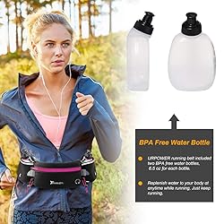 Number-one Running Belt with Water Bottles