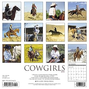 Cowgirls 2018 Calendar
