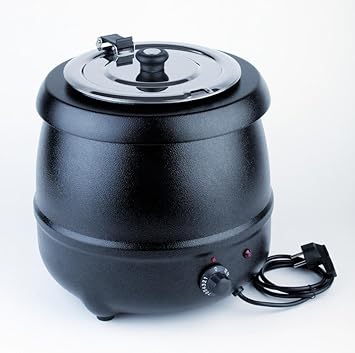 APS Suppentopf elektrisch -Economic- Durchmesser 32cm, Höhe 36cm, 9 Liter 0,4 kW, 230 V RegelThermostat ca 30°-90°C