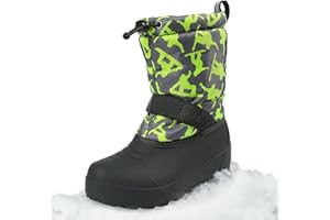 Northside Frosty Insulated Winter Snow Boots for Girls and Boys with Rugged, Water Resistant Nylon Upper, Quick-Drying Lining, Removable EVA Insole, and Durable TPR Outsole