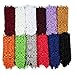 10 Colors Floral Embroidered Scalloped Venise Guipure Applique Lace Trim (Royal Blue)