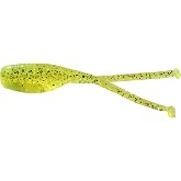 Bobby Garland Slab Dockt'R Soft Plastic Crappie Fishing Lure, 2.5 Inches, Pack of 12, Chartreuse Silver, (BGDR33-12)