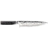 Shun Cutlery Premier Grey Chef's Knife 8”, Thin, Light Kitchen Knife, Ideal for All-Around Food Preparation, Authentic, Handc