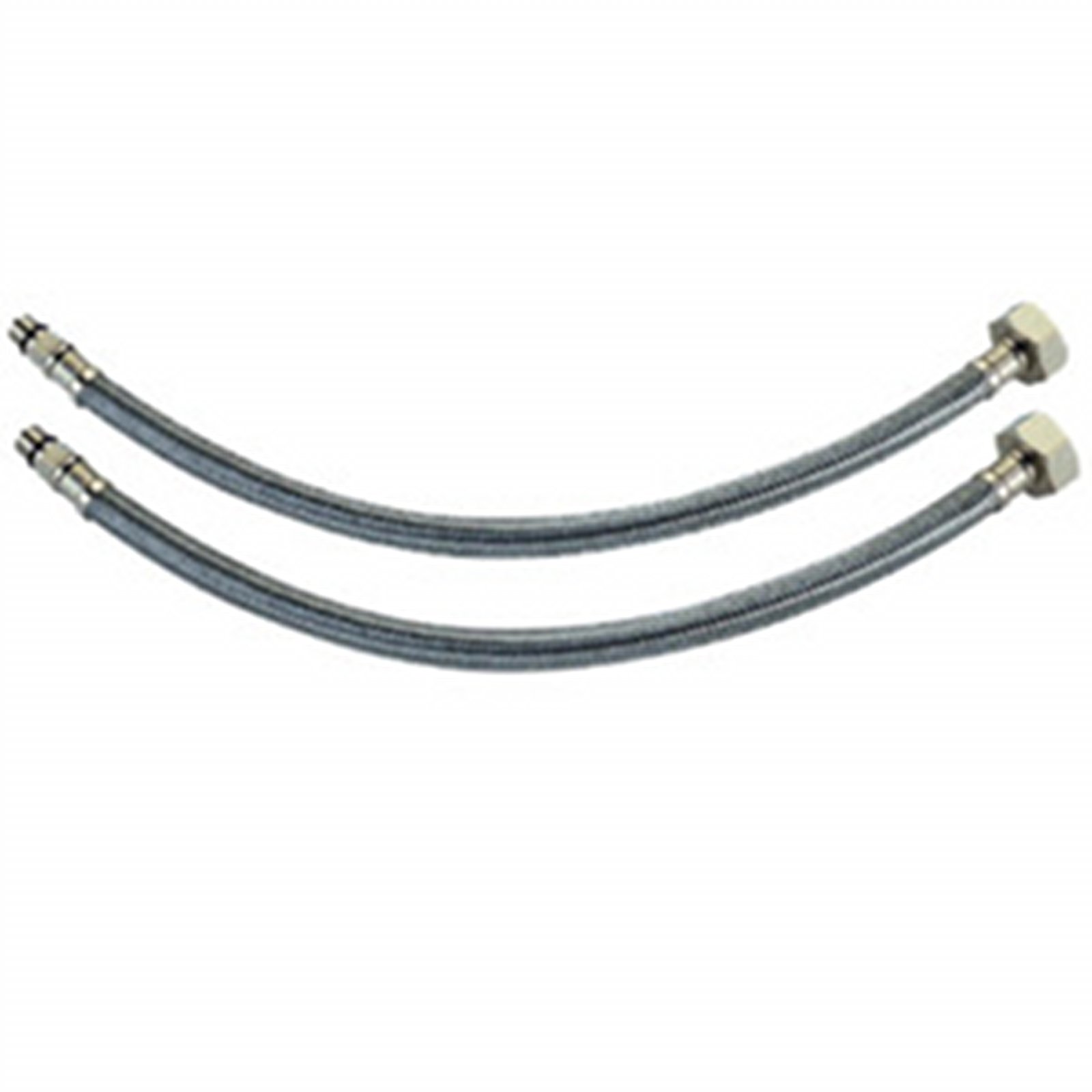 ENKI Pair Flexible Monobloc Tap Connectors for Kitchen Basin Tap Faucet 400 X 1/2"