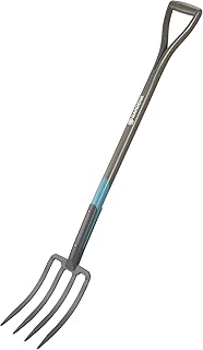 Gardena NatureLine Spatengabel: Grabegabel zum Umgraben und Auflockern, aus FSC-zertifiziertem Eschenholz, ergonomischer D-Griff (17002-20)