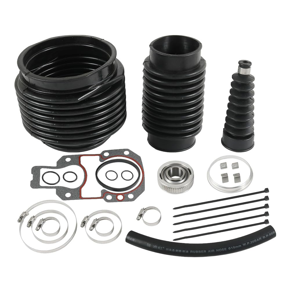 Photo 1 of Transom Seal Bellows Kit 803099T1 replacement for Mercruiser Sterndrive Alpha One Gen 2 1991 and up Stern Drives with Exhaust Bellows Seal Gimbal Bearing Marine Outboard Boat Sierra 18-8206